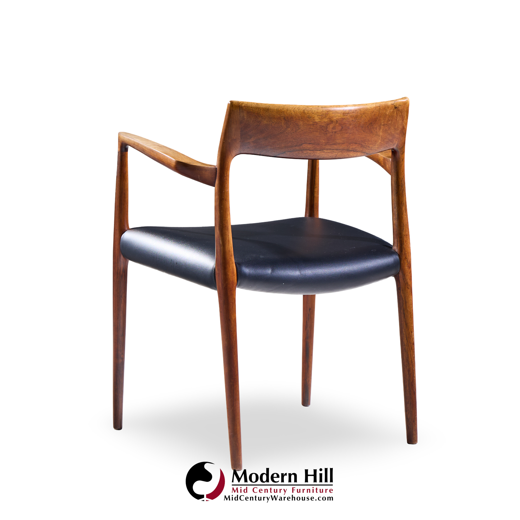 Niels Moller Model 57 Mid Century Danish Rosewood Chair
