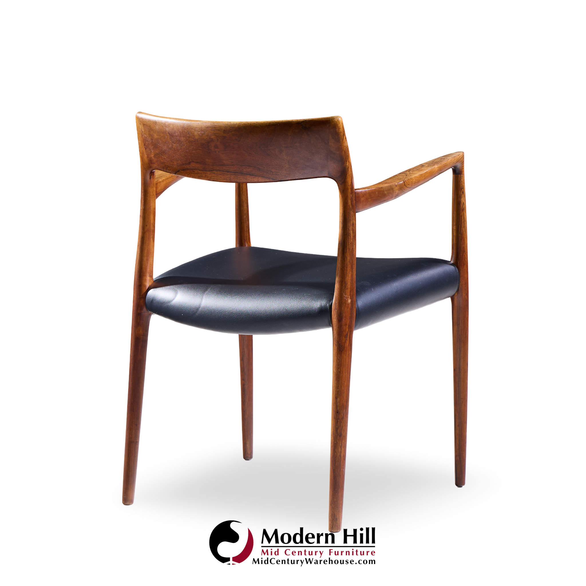 Niels Moller Model 57 Mid Century Danish Rosewood Chair