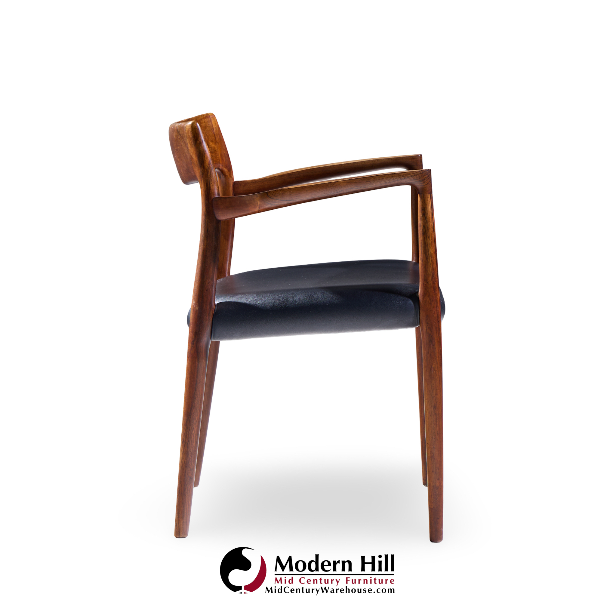 Niels Moller Model 57 Mid Century Danish Rosewood Chair