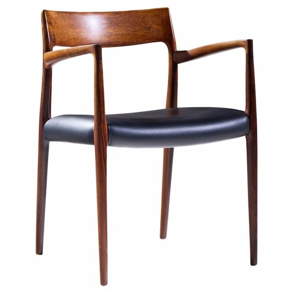 Niels Moller Model 57 Mid Century Danish Rosewood Chair