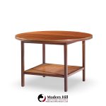 Paul Mccobb for Calvin Mid Century Walnut and Cane Coffee Table