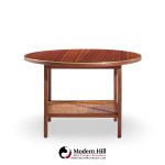 Paul Mccobb for Calvin Mid Century Walnut and Cane Coffee Table