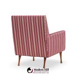 Paul Mccobb for Widdicomb Symmetric Group Mid Century Walnut Lounge Chairs - Pair