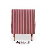 Paul Mccobb for Widdicomb Symmetric Group Mid Century Walnut Lounge Chairs - Pair