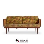 Peter Hvidt and Orla Mølgaard Nielsen Mid Century Teak and Cane Daybed