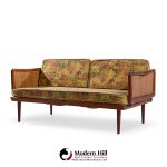 Peter Hvidt and Orla Mølgaard Nielsen Mid Century Teak and Cane Daybed