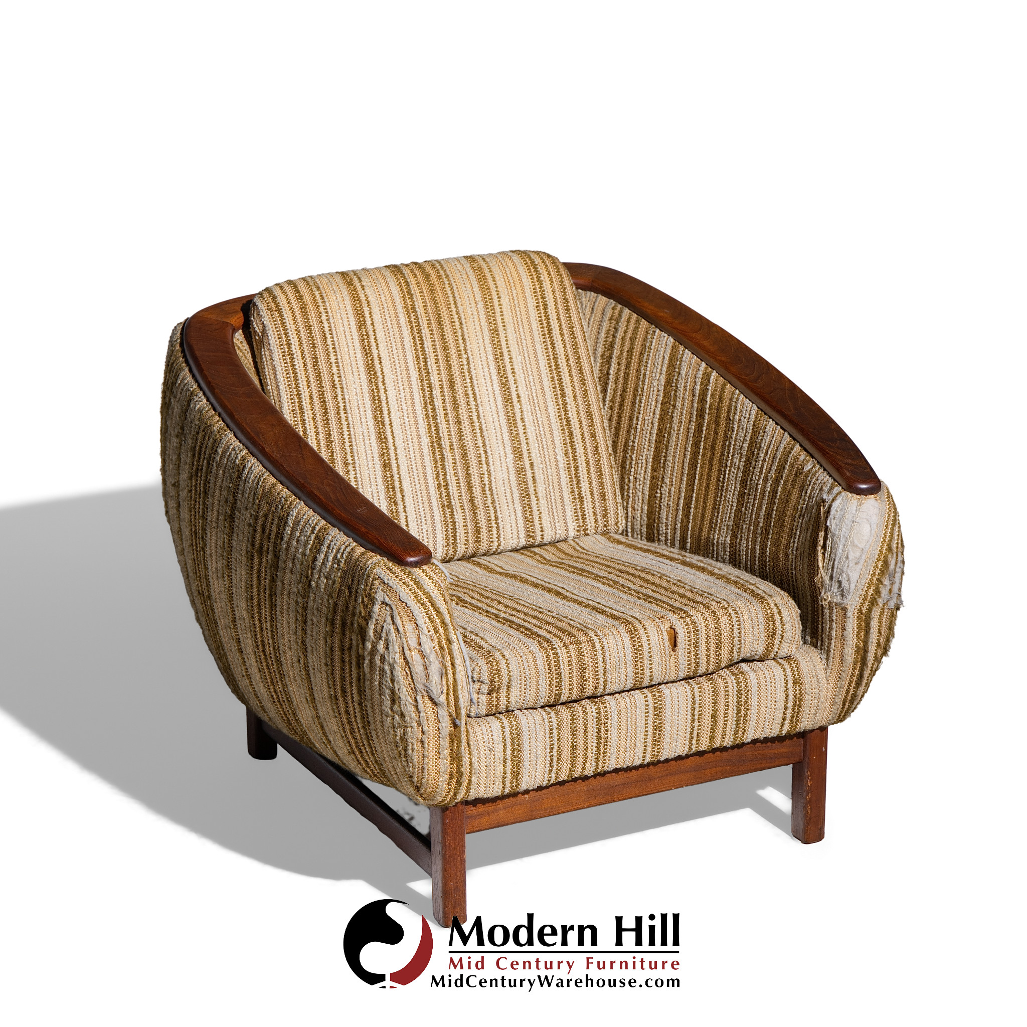 R Huber Mid Century Danish Teak Chair