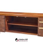 Roger Sprunger for Dunbar Style Mid Century Walnut Waterfall Credenza