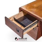 Roger Sprunger for Dunbar Style Walnut Waterfall Executive Desk