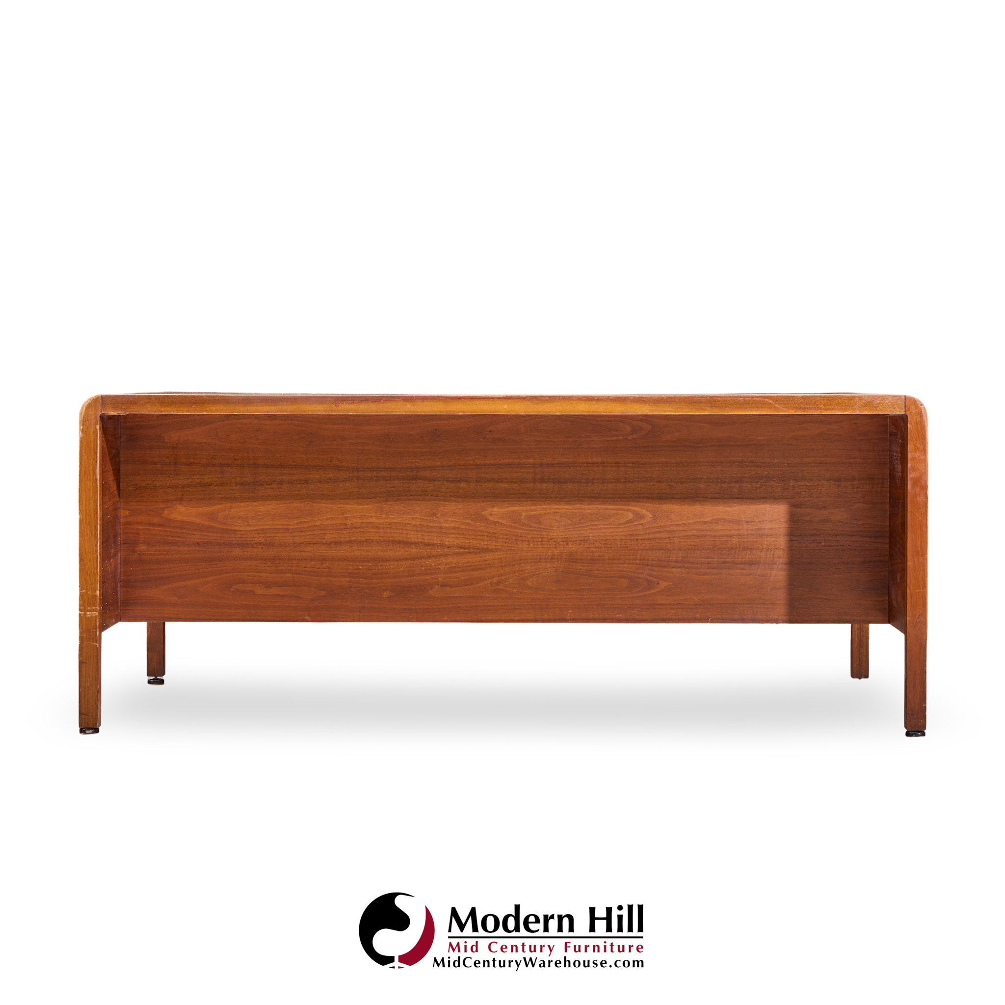 Roger Sprunger for Dunbar Style Walnut Waterfall Executive Desk