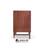 Stanley Mid Century Walnut Harlequin Credenza