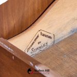 Stanley Mid Century Walnut Harlequin Credenza