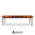 Westnofa Mid Century Norwegian Rosewood Hidden Leaf Expanding Dining Table