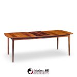 Westnofa Mid Century Norwegian Rosewood Hidden Leaf Expanding Dining Table