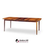 Westnofa Mid Century Norwegian Rosewood Hidden Leaf Expanding Dining Table