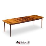 Westnofa Mid Century Norwegian Rosewood Hidden Leaf Expanding Dining Table