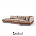 Adrian Pearsall for Craft Associates 2300-s Mid Century Walnut Boomerang Sofa
