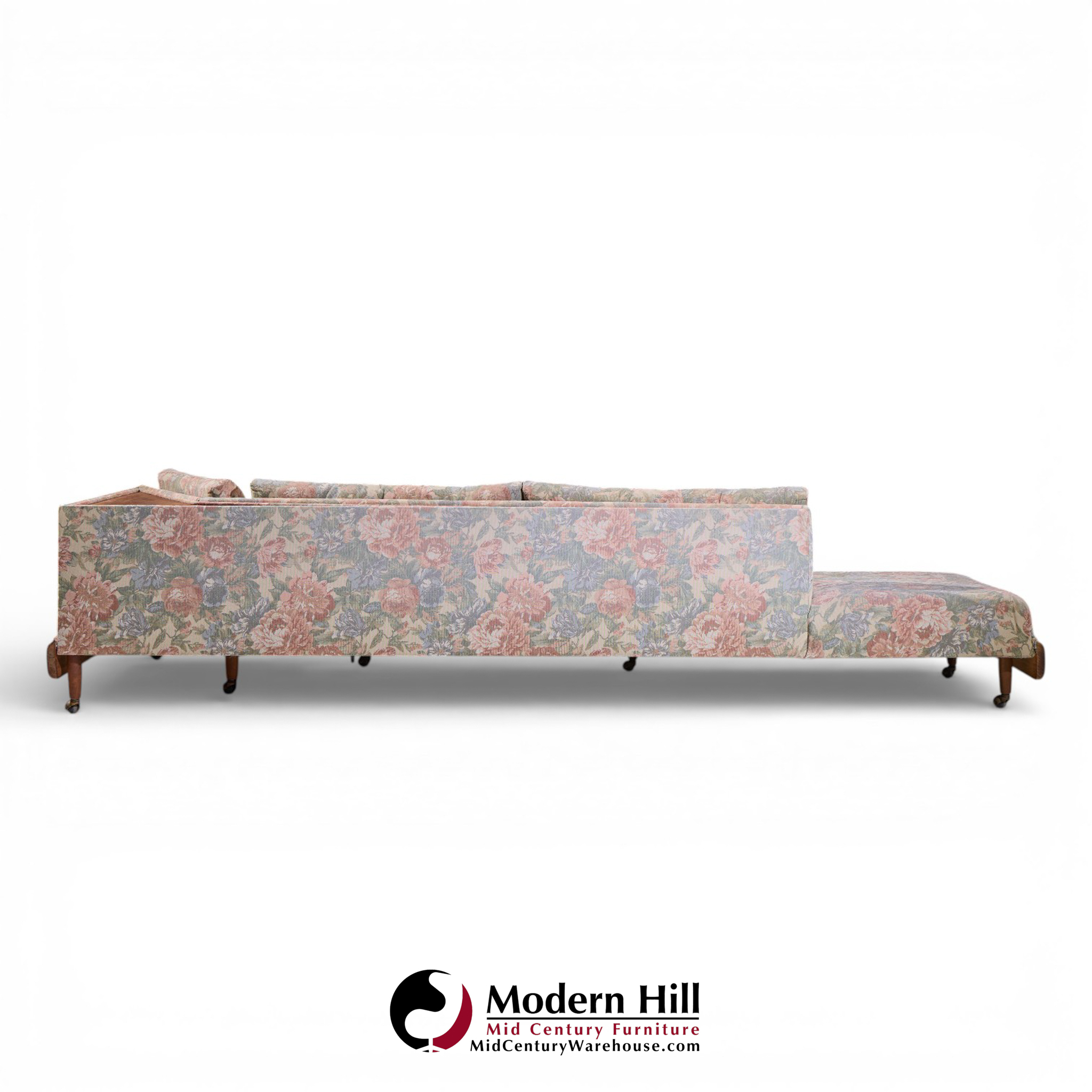 Adrian Pearsall for Craft Associates 2300-s Mid Century Walnut Boomerang Sofa