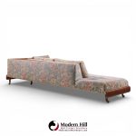 Adrian Pearsall for Craft Associates 2300-s Mid Century Walnut Boomerang Sofa