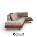 Adrian Pearsall for Craft Associates 2300-s Mid Century Walnut Boomerang Sofa