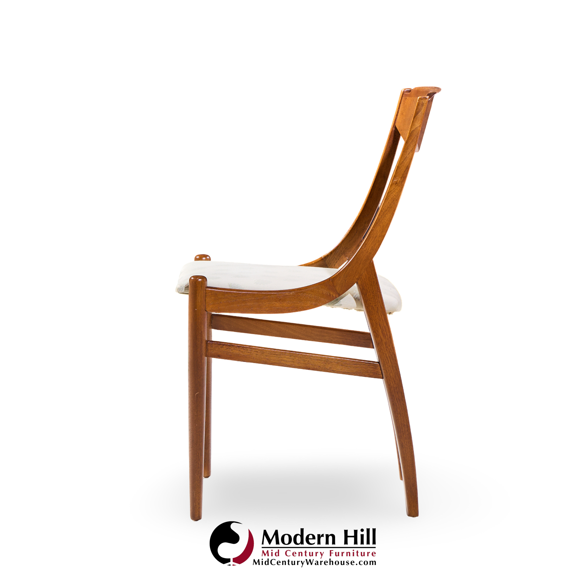 Barney Flagg for Drexel Parallel Mid Century Walnut Dining Chairs - Set of 4