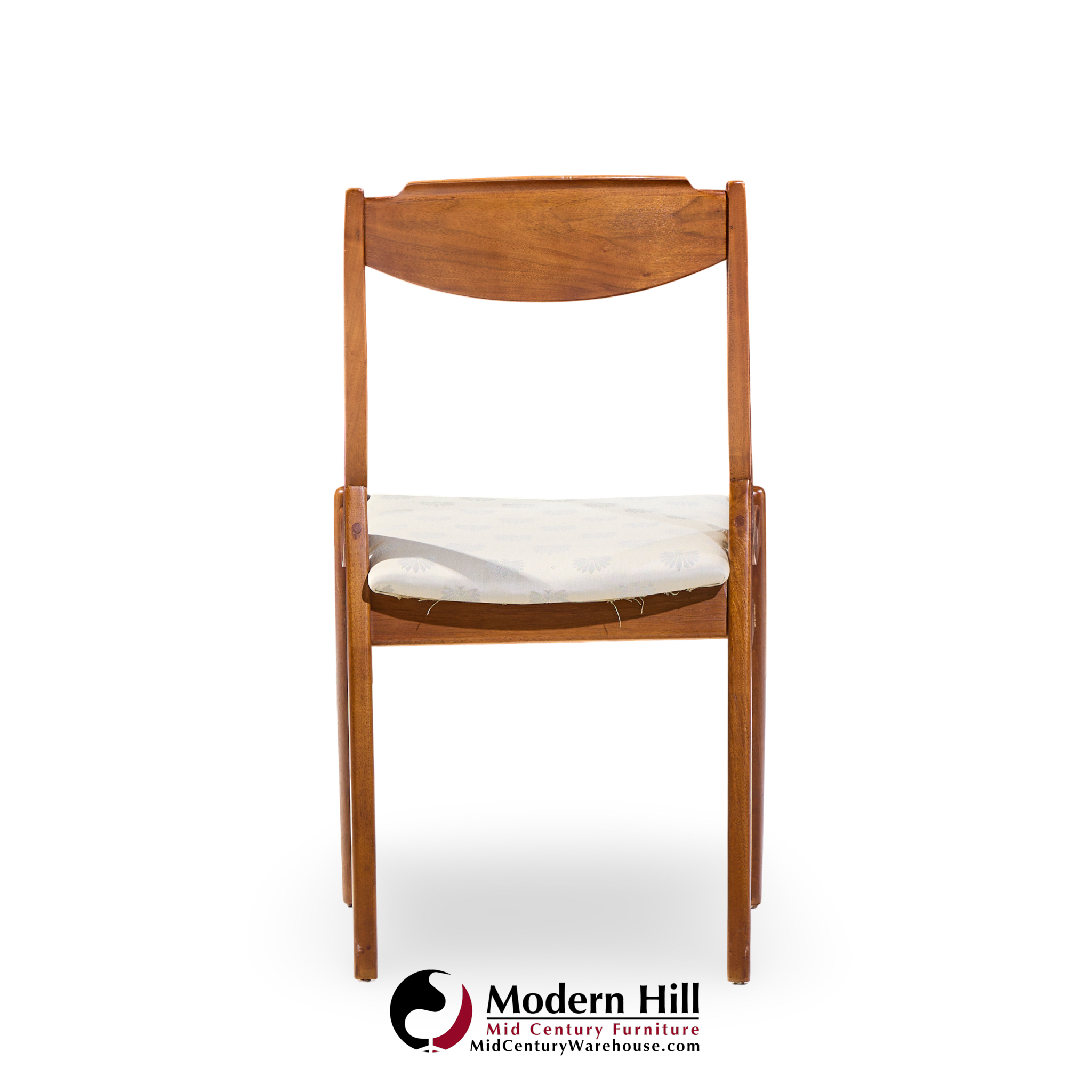 Barney Flagg for Drexel Parallel Mid Century Walnut Dining Chairs - Set of 4