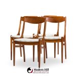 Barney Flagg for Drexel Parallel Mid Century Walnut Dining Chairs - Set of 4
