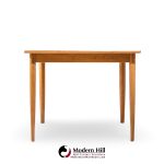 Barney Flagg for Drexel Parallel Mid Century Walnut Expanding Dining Table with 2 Leaves