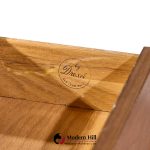 Barney Flagg for Drexel Parallel Mid Century Walnut and Cane Credenza and Hutch