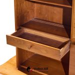 Barney Flagg for Drexel Parallel Mid Century Walnut and Cane Credenza and Hutch