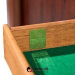 Bernhard Pedersen Mid Century Danish Rosewood Tambour Door Credenza with Hutch