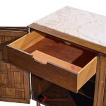 Bert England Mid Century Marble Top Credenza