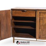 Bert England Mid Century Marble Top Credenza