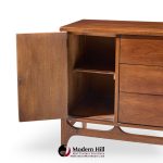 Broyhill Brasilia Mid Century Walnut China Cabinet