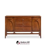 Broyhill Brasilia Mid Century Walnut China Cabinet