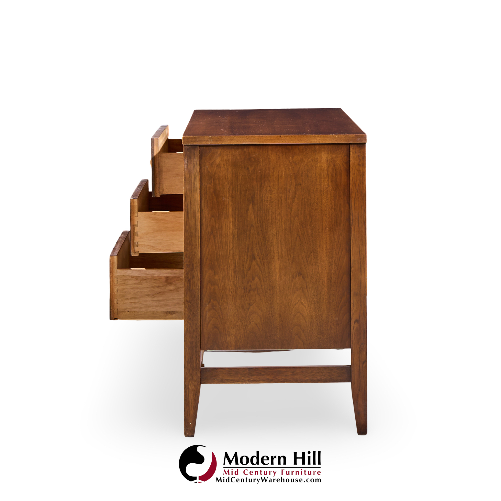 Broyhill Brasilia Mid Century Walnut China Cabinet