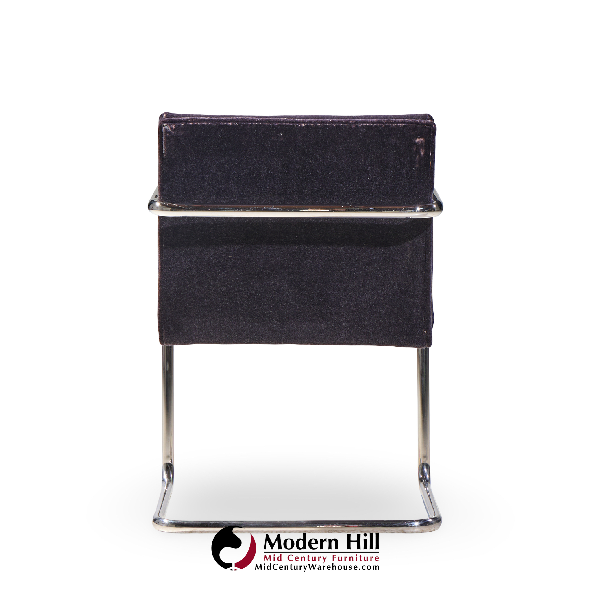 brueton brno mid century chrome dining chairs -  set of 8