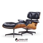 Charles and Ray Eames for Herman Miller Mid Century Eames Lounge Chair and Ottoman
