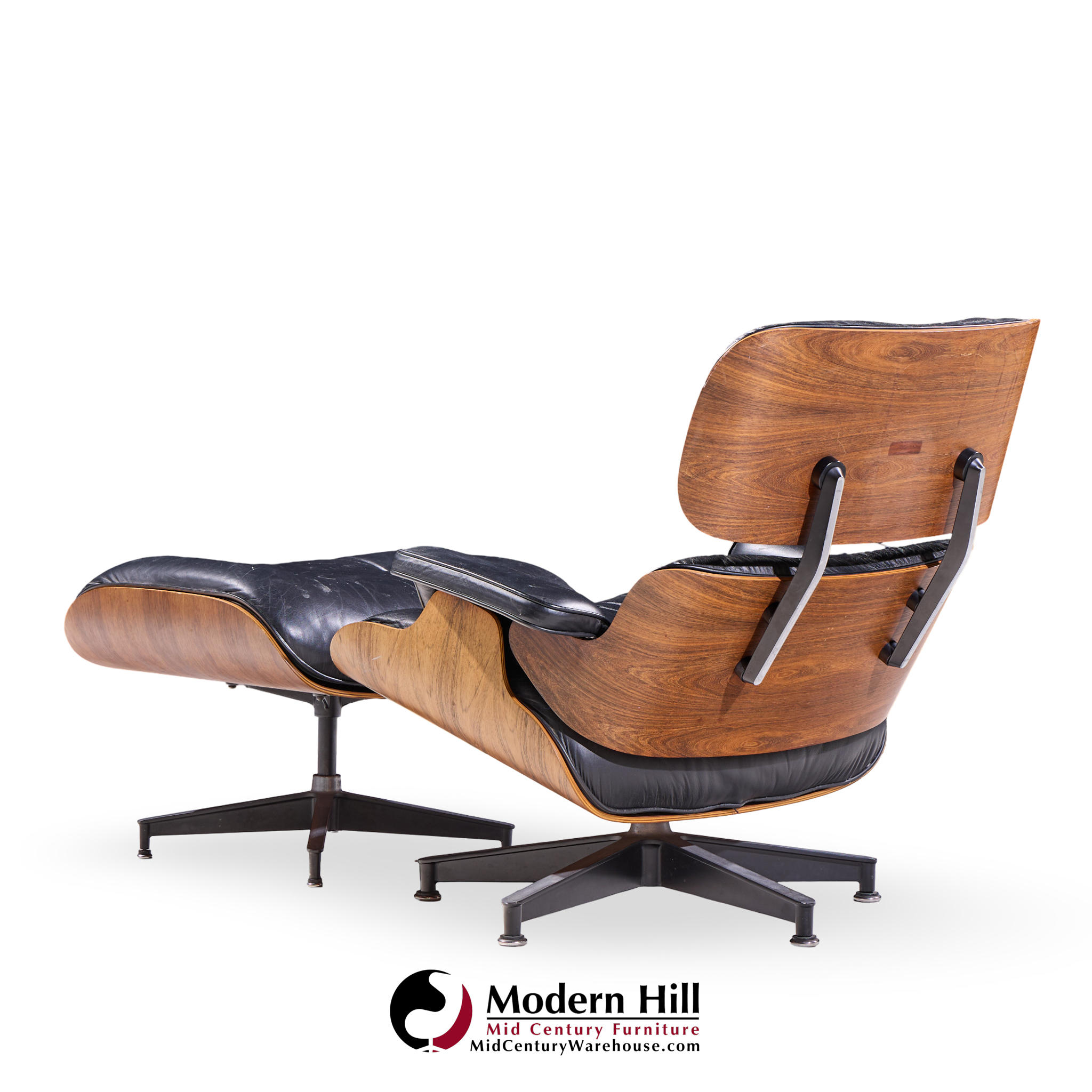 Charles and Ray Eames for Herman Miller Mid Century Eames Lounge Chair and Ottoman