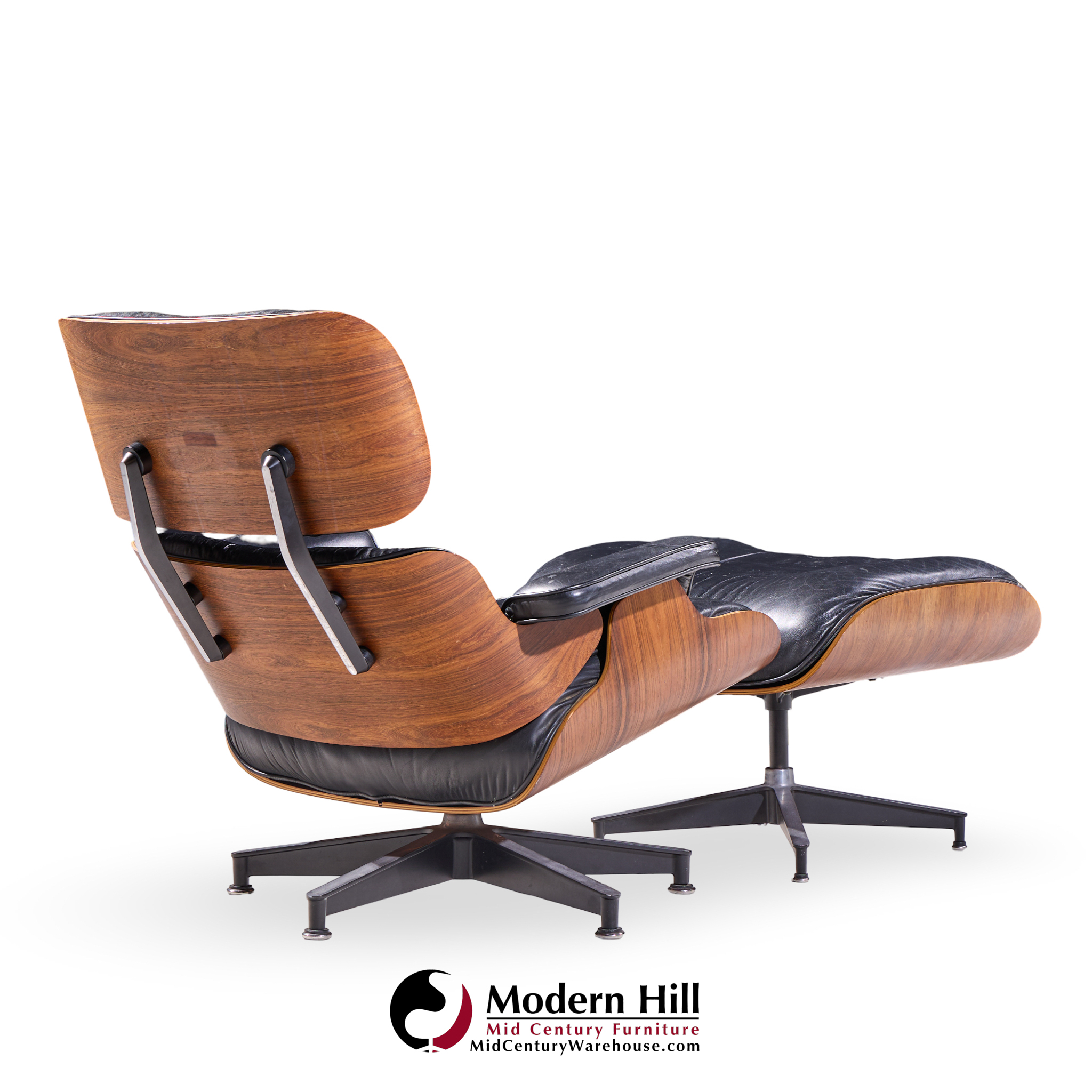 Charles and Ray Eames for Herman Miller Mid Century Eames Lounge Chair and Ottoman