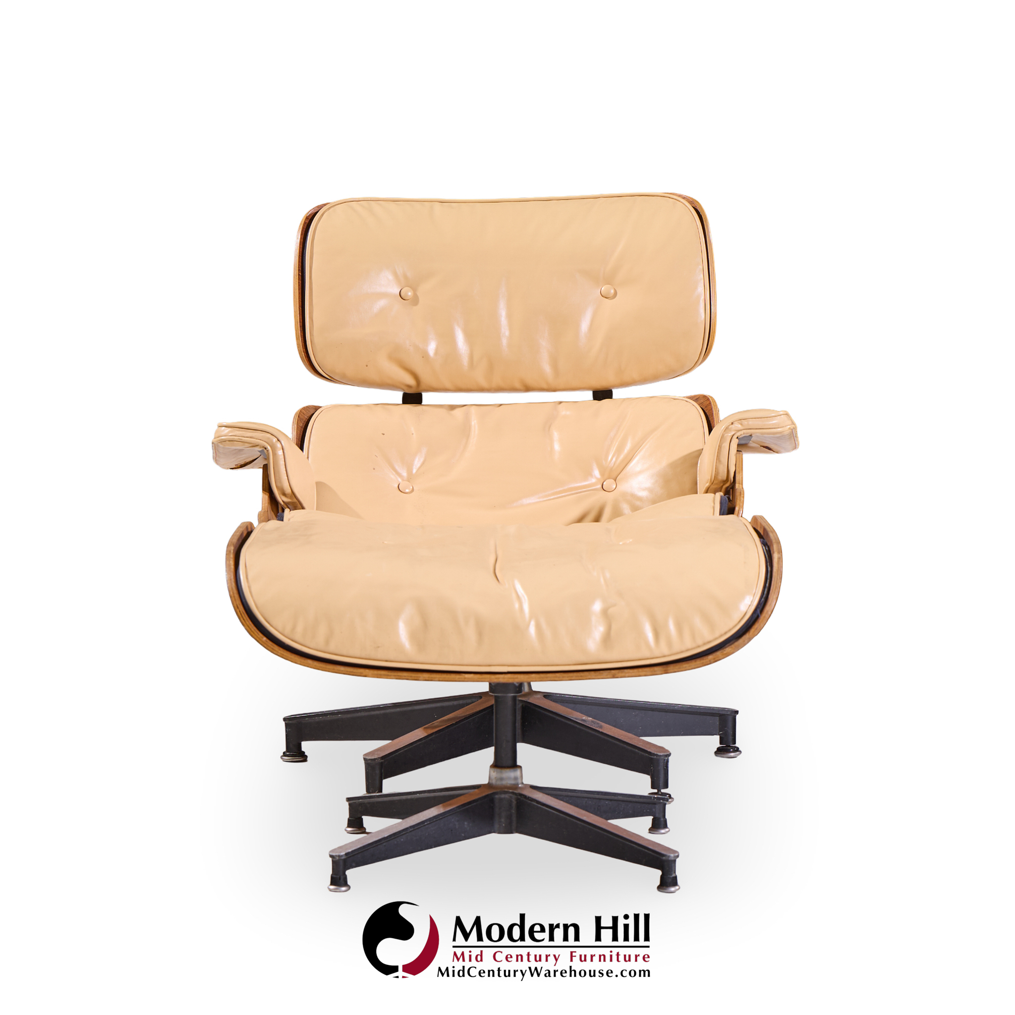 Charles and Ray Eames for Herman Miller Mid Century Rosewood Eames Chair and Ottoman