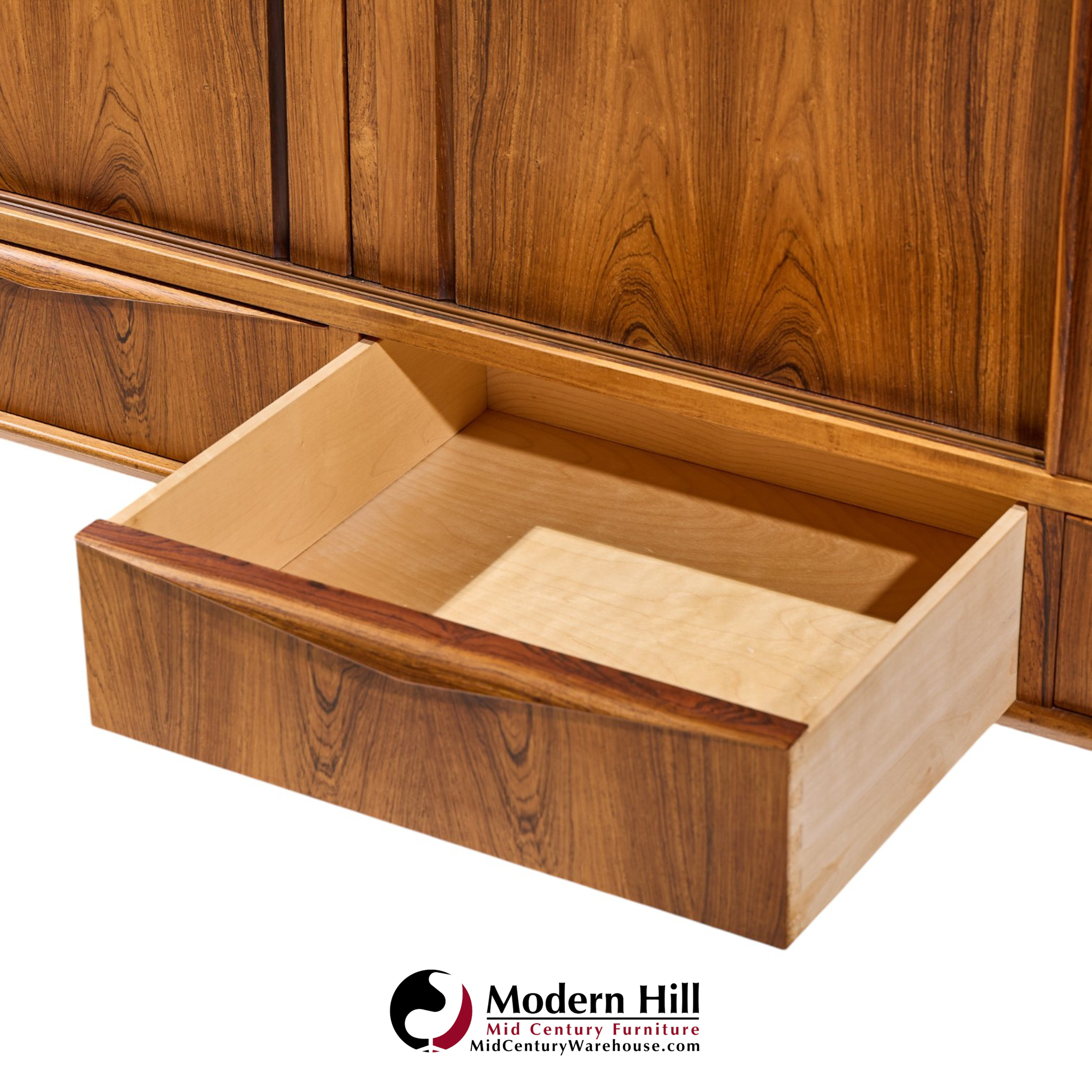 e.w. bach for sejling mid century danish rosewood credenza