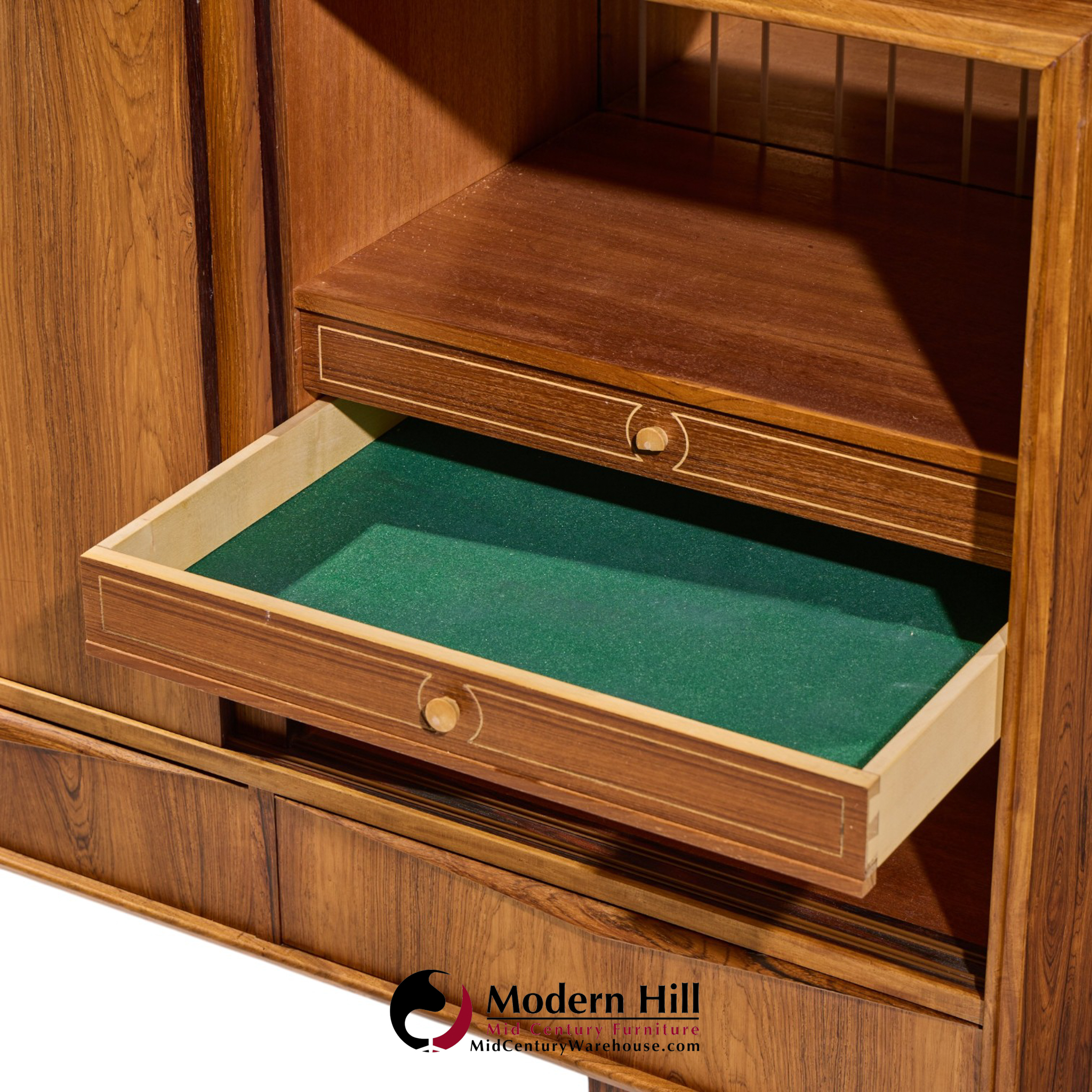 e.w. bach for sejling mid century danish rosewood credenza