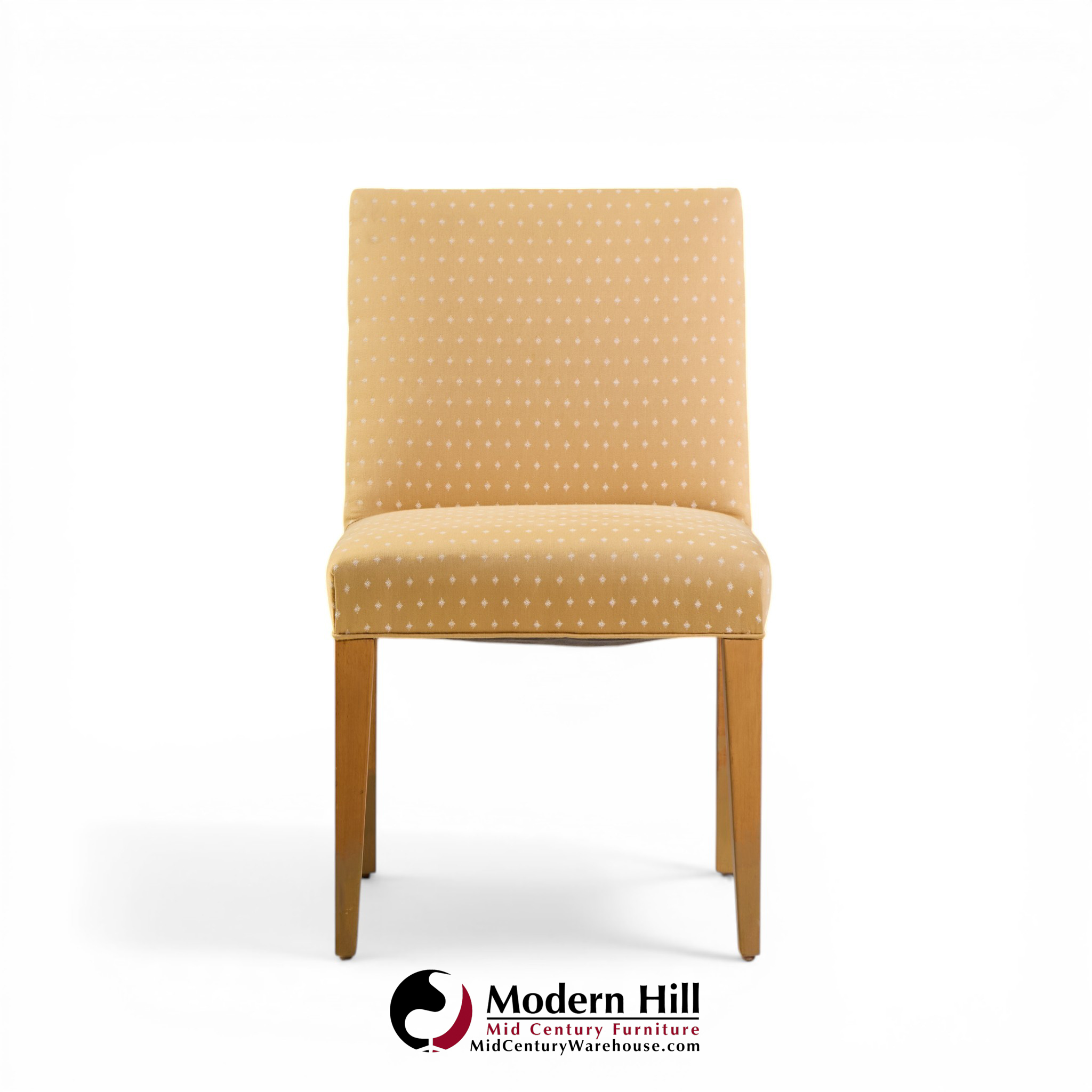 Edward Wormley for Dunbar Mid Century Bleached Mahogany Dining Chairs - Set of 6