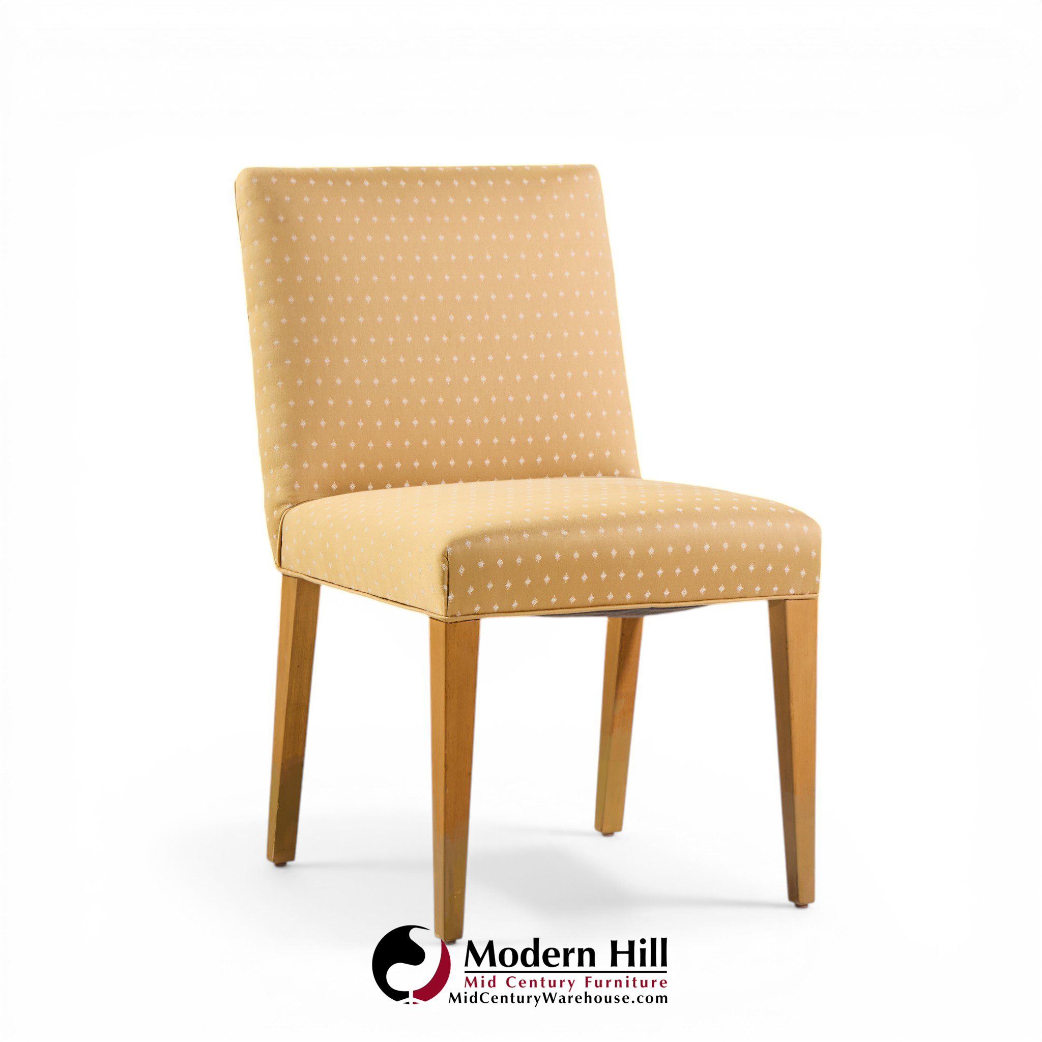 Edward Wormley for Dunbar Mid Century Bleached Mahogany Dining Chairs - Set of 6