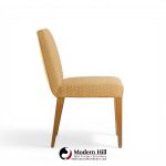 Edward Wormley for Dunbar Mid Century Bleached Mahogany Dining Chairs - Set of 6