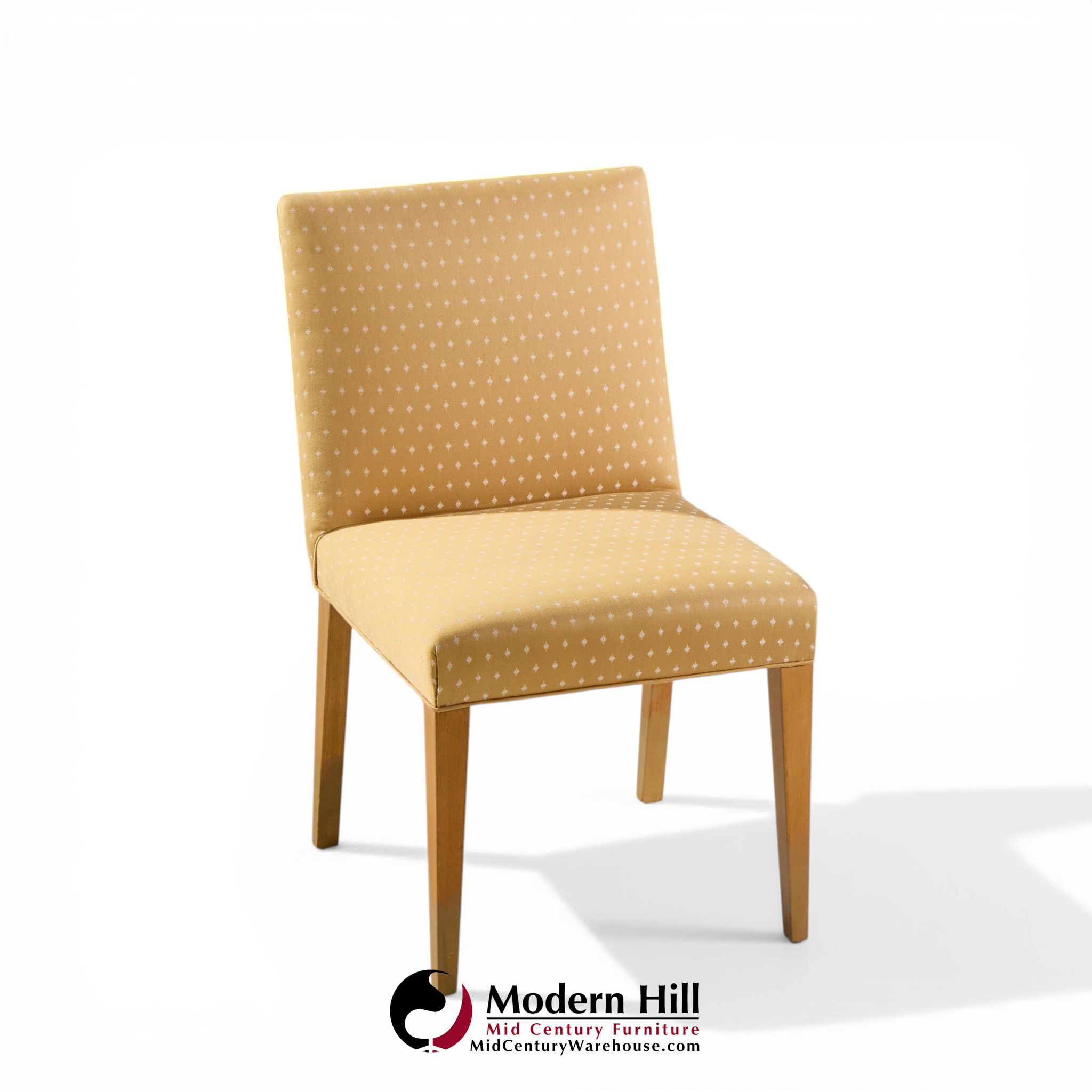 Edward Wormley for Dunbar Mid Century Bleached Mahogany Dining Chairs - Set of 6