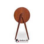 Egon Østergaard Style Danish Teak Tambour Door Roll Top Desk