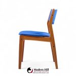 Erik Buch Mid Century Danish Teak Side Dining Chairs - Set of 4