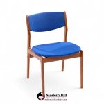 Erik Buch Mid Century Danish Teak Side Dining Chairs - Set of 4